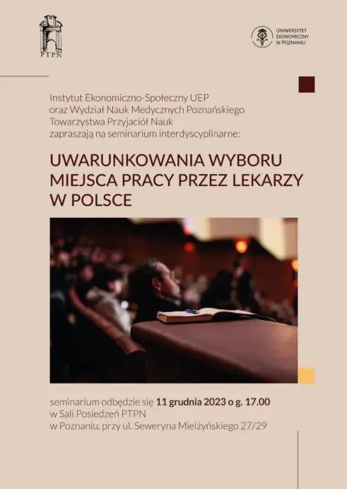 Seminarium Uwarunkowania wyboru miejsca pracy przez lekarzy w Polsce