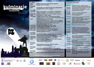 Festiwal Kulminacje - plakat