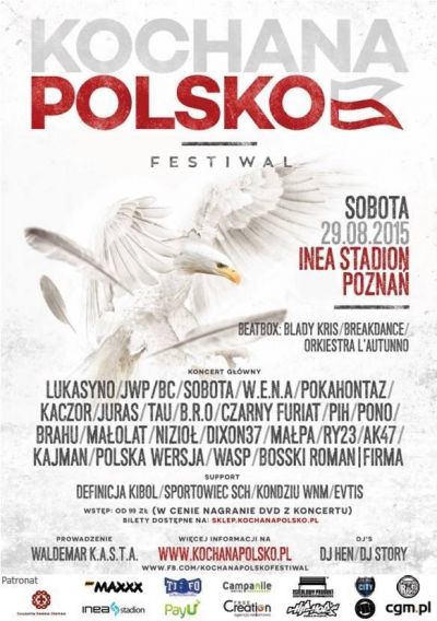 Festiwal Kochana Polsko - plakat
