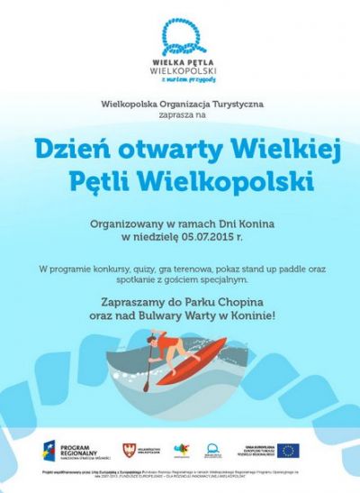 Dzień otwarty Wielkiej Pętli Wielkopolski - plakat