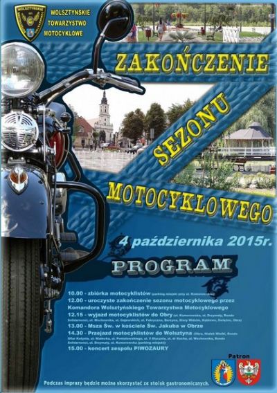 Zakończenie Sezonu Motocyklowego - plakat