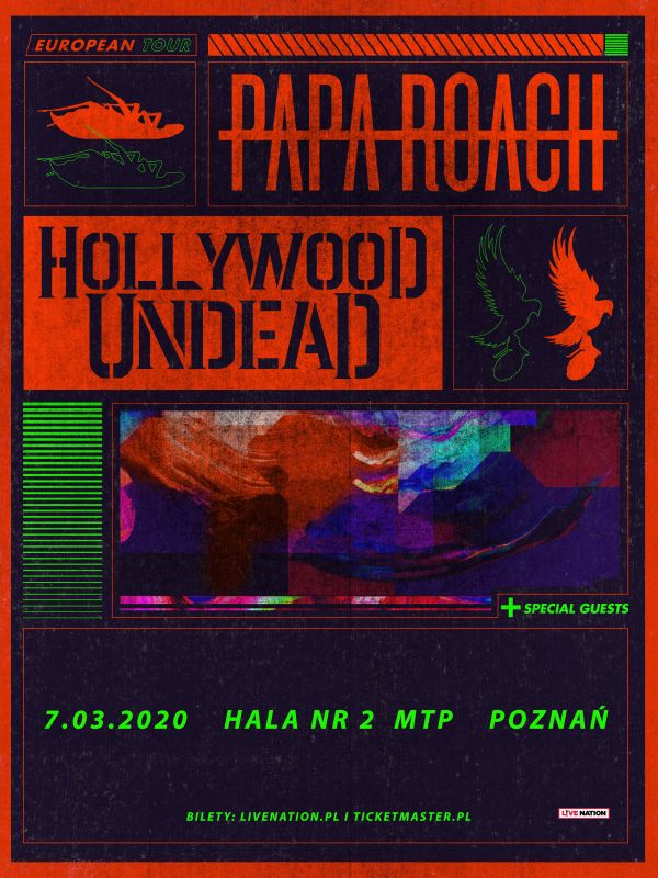 Papa_Roach_Hollywood_Undead_PL_poster