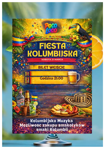 Fiesta Kolumbijska w Poco Loco Fiesta Kolumbijska